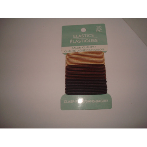 Women's Hair Elastics Salon Quality Clasp Free