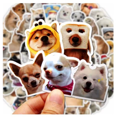 Dog stickers 50 pack funny puppy stickers
