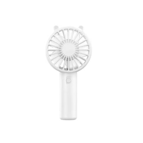 Fan Handheld Mini USB Rechargeable Desk White