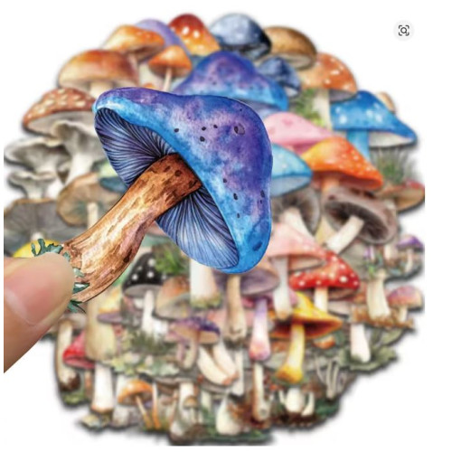 Kawaii Mushroom Stickers Cartoon Decals