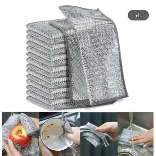 Kitchen Scrubber Wire Dishcloth 5 Pack