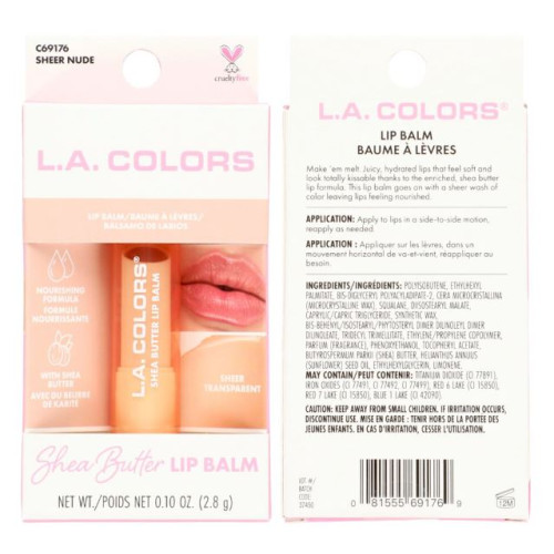 Shea Butter Sheer Lip Balm Sheer Nude