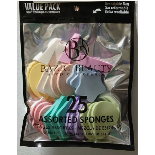 MAKEUP SPONGES. VALUE PACK  25 CT