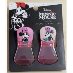 Disney Minnie Mouse 2 pack Magnetic Bag Clip