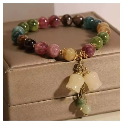 Orchid Motif Bracelet