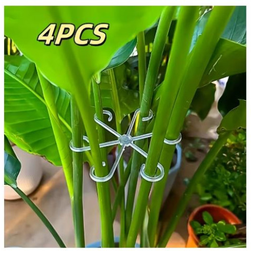 Plant Stem Support Clips 4-piece Set