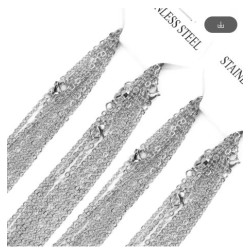 Stainless Steel Chains O-Style 5 pcs