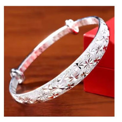 Sterling Silver Gypsophila Star Bangles