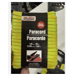 PARACORD Orange 1/8in x 25 ft